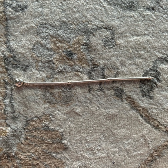 Pandora Moments Heart Clasp Snake Chain Bracelet Size 6.7 - Picture 5 of 12